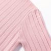 Casual Long Sleeve Jumper Warm Split Sweater Dresses - Image 10