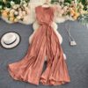 Casual O Neck Sleeve Less Office Rompers Long Jumpsuits - Image 2