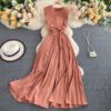 Casual O Neck Sleeve Less Office Rompers Long Jumpsuits - Image 3