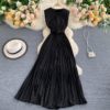 Casual O Neck Sleeve Less Office Rompers Long Jumpsuits - Image 5