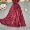 Casual O Neck Sleeve Less Office Rompers Long Jumpsuits - Image 15