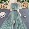Casual O Neck Sleeve Less Office Rompers Long Jumpsuits - Image 29