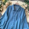 Casual Puff Sleeve Elegant Office Tops Street Wear Blouse - Image 11