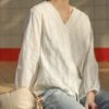 Long Sleeve Hook Flower Hollow Out Elegant Shirt - Image 4