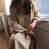 Loose Casual Knitted Sweater Dress - Image 2