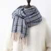 Luxury Plaid Tassel Scarves - Image 6