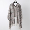 Luxury Plaid Tassel Scarves - Image 9