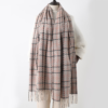 Luxury Plaid Tassel Scarves - Image 16