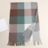 Luxury plaid warm fashion scarf - Image 2