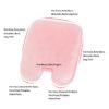 Natural Rose Quartz Jade Stone Guasha Massage Tool - Image 9