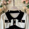 Retro Long Sleeve Slim Pencil Warm Bodycon Sweater Dresses - Image 4