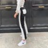 Skinny Casual Pockets High Waist Pencil Pants - Image 4