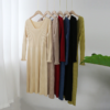 Square Collar Elegant Patchwork Dress