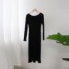 Square Collar Elegant Patchwork Dress - Image 10