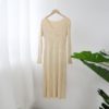Square Collar Elegant Patchwork Dress - Image 3