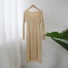 Square Collar Elegant Patchwork Dress - Image 4