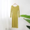 Square Collar Elegant Patchwork Dress - Image 8