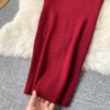 Stand Collar Long Sleeve Street Wear Bodycon Sweater Dresses - Image 24