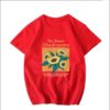 Sunflower Print Short Sleeve Loose T-shirt - Image 4