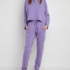 Turn Down Collar Batwing Sleeve Loose Tops Pleated Long Pencil Pants - Image 2