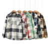 Turn Down Collar Fashion Coat With Pockets