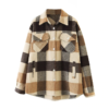 Turn Down Collar Fashion Coat With Pockets - Image 19