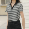 Turn-down Collar Casual Cotton Shirts Tops - Image 6