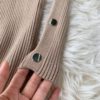 Vintage Button Slim Bodycon Knit Sweater Midi Pencil Dress Party - Image 14