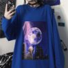 Printing loose long-sleeved bottoming O-neck t-shirt - Image 2