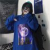Printing loose long-sleeved bottoming O-neck t-shirt - Image 6