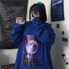 Printing loose long-sleeved bottoming O-neck t-shirt