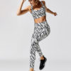 Activewear Clothing Polyester Split Sexy Yoga 2 Piece Sets
