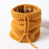 Adjustable Warm Knitted Collar Ring Neck Scarf - Image 6