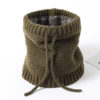 Adjustable Warm Knitted Collar Ring Neck Scarf - Image 7