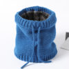 Adjustable Warm Knitted Collar Ring Neck Scarf - Image 9