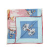 Animal Deer Print Floral Silk Square Scarves - Image 6