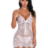 Babydolls Lace Top T-back 2 Piece Set Sexy Lingerie - Image 7