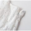 Bow shoulder embroidery hollow out mid dress - Image 10