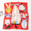 Cartoon Print Silk Square Neck Scarf - Image 6