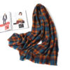 Cashmere Plaid Thick Knit Scarf - Image 10