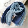 Casual Cotton And Linen Forest Slub Yarn Shawl Scarf