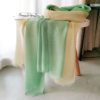 Casual Cotton And Linen Forest Slub Yarn Shawl Scarf - Image 8