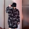 Casual Dinosaur Print Loose Long Sleeved Shirt