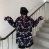 Casual Dinosaur Print Loose Long Sleeved Shirt - Image 7