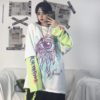 Casual Loose Two-Piece Long Sleeve Printed T-Shirt