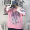 Casual Loose Two-Piece Long Sleeve Printed T-Shirt - Image 8