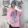 Casual Loose Two-Piece Long Sleeve Printed T-Shirt - Image 11