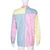 Casual Street Wear Fashion Striped Loose Long Shirt - Image 6