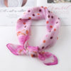 Chiffon Scarf Square Silk Neck Hair Scarves - Image 9