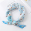 Chiffon Scarf Square Silk Neck Hair Scarves - Image 3